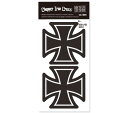ステッカー アメリカン 車 バイク ヘルメット かっこいい おしゃれ カーステッカー ホットロッド アイアンクロス アメリカン雑貨 CHOPPER IRON C...