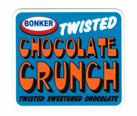 ステッカー アメリカン おしゃれ かっこいい 車 アウトドア スーツケース バイク ビンテージ カーステッカー 広告 ラベル チョコレート BONKER＿SC-JEL77-GEN