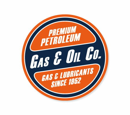 ステッカー アメリカン おしゃれ 車 バイク かっこいい オイル カーステッカー Vintage Gas Labels GAS&OIL CO 【メール便OK】_...