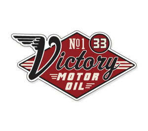 ステッカー アメリカン おしゃれ 車 バイク かっこいい オイル カーステッカー 世田谷ベース Vintage Motoroil Signs Victory 【メール便OK】＿SC-VMS001-AHD