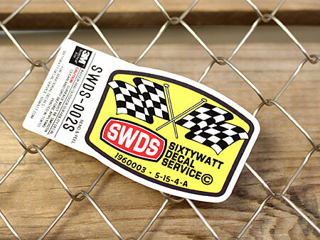 ステッカー 車 アメリカン 世田谷ベース かっこいい シックスティーワット カーステッカー サイズS 【メール便OK】_SC-SWDS002S-SXW