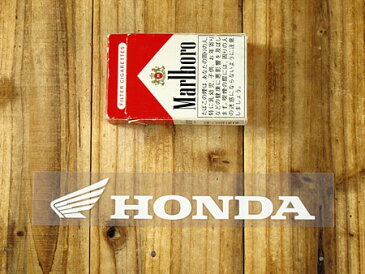 ステッカー ホンダ 車 アメリカン おしゃれ バイク ヘルメット かっこいい カーステッカー HONDA 転写式 ウイング ロゴ ホワイト サイズL 【メール便OK】＿SC-R325-TMS