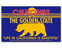 ステッカー アメリカン おしゃれ かっこいい カリフォルニア 熊 動物 トラベル BADASS STICKER SUPPLY ブルー 【メール便OK】_SC-B...