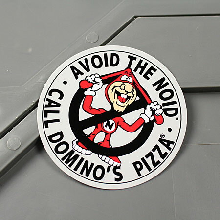 ステッカー ドミノピザ ノイド 車 バイク アメリカン かっこいい カーステッカー キャラクター DOMINO'S PIZZA 【メール便OK】＿SC-MS094-FEEのサムネイル