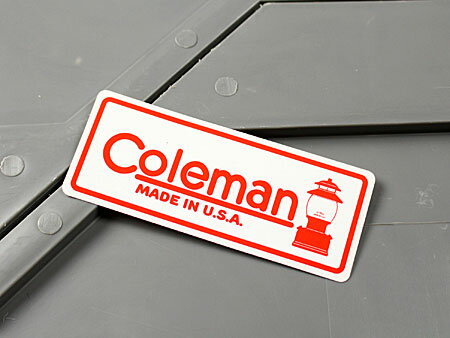 ステッカー コールマン Coleman 車 アメリカン かっこいい カーステッカー アウトドア キャンプ用品 ランタン 【メール便OK】＿SC-MS112-FEE