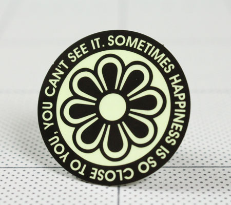 ステッカー アメリカン 車 バイク かっこいい おしゃれ ヘルメット 花 英語 格言 勉強 スウィートハートメッセージ 幸せは近くにありすぎて見えないこともある 【メール便OK】＿SC-SM015-SXWのサムネイル