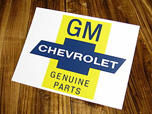 車やバイク、インテリアをドレスアップ♪ステッカー（シール、デカール）　シボレー(CHEVROLET)/GENUINE PARTS