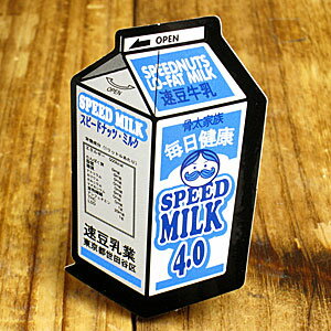 ステッカー 車 アメリカン おしゃれ バイク ヘルメット スケートボード スノーボード かっこいい カーステッカー スピードナッツ SPEEDNUTS MILK...