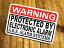 ƥå  ƥ ꥫ  Х ä ƥå  WARNING PROTECTED BY ELECTRONIC ALARM ڥ᡼OKۡSC-027-GEN