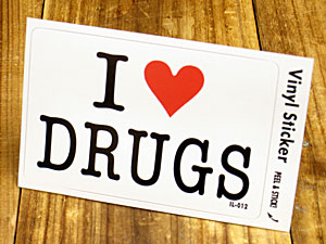 ���ƥå��� �� ����ꥫ�� ������� ������� �Х��� �إ��å� ���ä����� �������ƥå��� �����Ƥ� I LOVE DRUGS ��ʪ �ڥ᡼����OK�ۡ�SC...