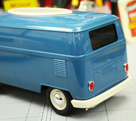 ワーゲンバス ティッシュケース ティッシュボックス 車 おしゃれ ミニカー かっこいい 小物入れ VW フォルクスワーゲン アメリカン アメリカン雑貨 1/16 WELLY_TC-WT91401PT-HYS [3]