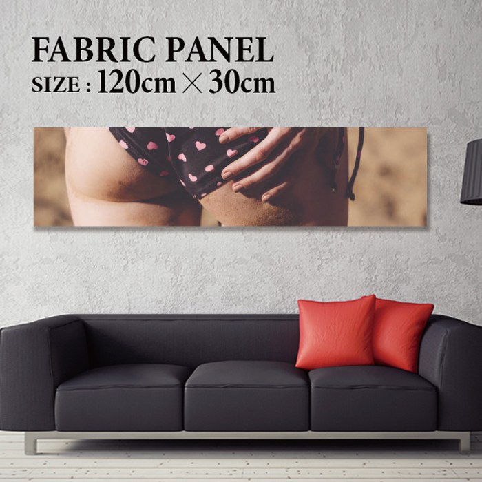 乐天商城 - ファブリックパネル 120x30cm 飾るだけでお洒落に！ アートパネル ヤシ 部屋 インテリア アート パネル ボード 雑貨 フレーム 人気 壁掛け サーフ DIY インテリア オシャレ ソファー ウォール 北欧 壁紙 空 サーフィン 雲 青空 綺麗 青 水色 海 うみ