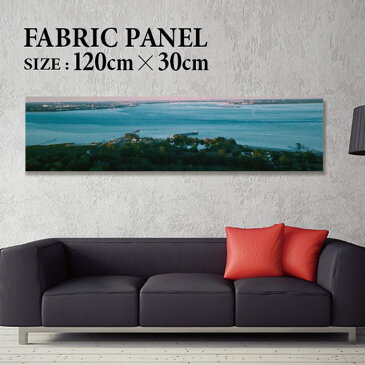 ファブリックパネル 120x30cm 飾るだけでお洒落に! アートパネル ヤシ 部屋 インテリア アート パネル ボード 雑貨 フレーム 人気 壁掛け サーフ DIY インテリア オシャレ ソファー ウォール 北欧 壁紙 空 サーフィン 雲 青空 綺麗 青 水色 海 うみ