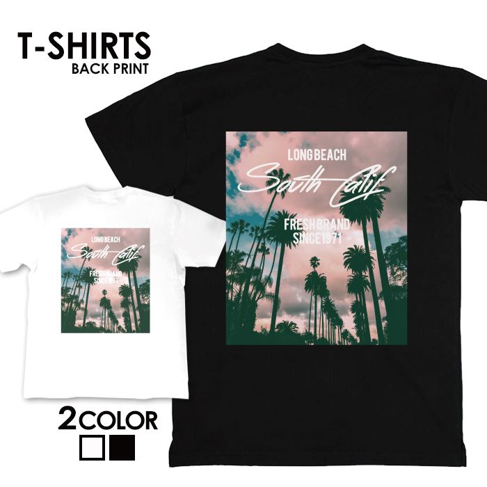 tシャツ 送料無料 半袖 アメカジ サーフ サーフ系 surf カレッジ カジュアル ロゴ フォトT カジュアル トップス プリントTシャツ tee カットソー メンズ レディース ユニセックス S M L ティーシャツ ゆったり 綿100% ハワイ ハワイアン ビーチ サマー 西海岸 カリフォルニア
