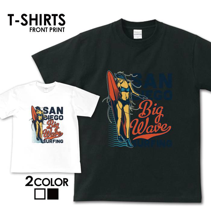 tシャツ 送料無料 半袖 メンズ レディース アメカジ サーフ surf カレッジ ロゴ カジュアル トップス プリントTシャツ ティーシャツ ロゴ tee シンプル カットソー トレンド おしゃれ プリント S M L XL ティーシャツ カリフォルニア 海 ハワイ ビーチ サマー アロハ 西海岸