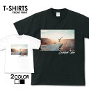 tシャツ 送料無料 半袖 アメカジ サーフ サーフ系 surf カレッジ カジュアル ロゴ フォトT カジュアル トップス プリントTシャツ tee カットソー メンズ レディース ユニセックス S M L ティーシャツ ゆったり 綿100% ハワイ ハワイアン ビーチ サマー 西海岸 カリフォルニア(4)