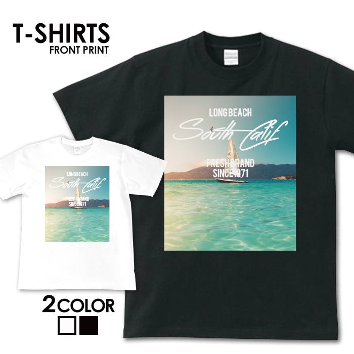 tシャツ 送料無料 半袖 アメカジ サーフ サーフ系 surf カレッジ カジュアル ロゴ フォトT カジュアル トップス プリントTシャツ tee カットソー メンズ レディース ユニセックス S M L ティーシャツ ゆったり 綿100% ハワイ ハワイアン ビーチ サマー 西海岸 カリフォルニア