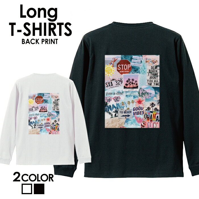 送料無料 tシャツ ロンT ロングTシャツ 長袖tシャツ 長袖カットソー 長袖 ロンティー 安い プリントTシャツ ロゴTシャツ フォトTシャツ アメカジ サーフ カジュアル カワイイ ヒップホップ ストリート フォト 写真 サーフ サマー 西海岸 カリフォルニア ニューヨーク