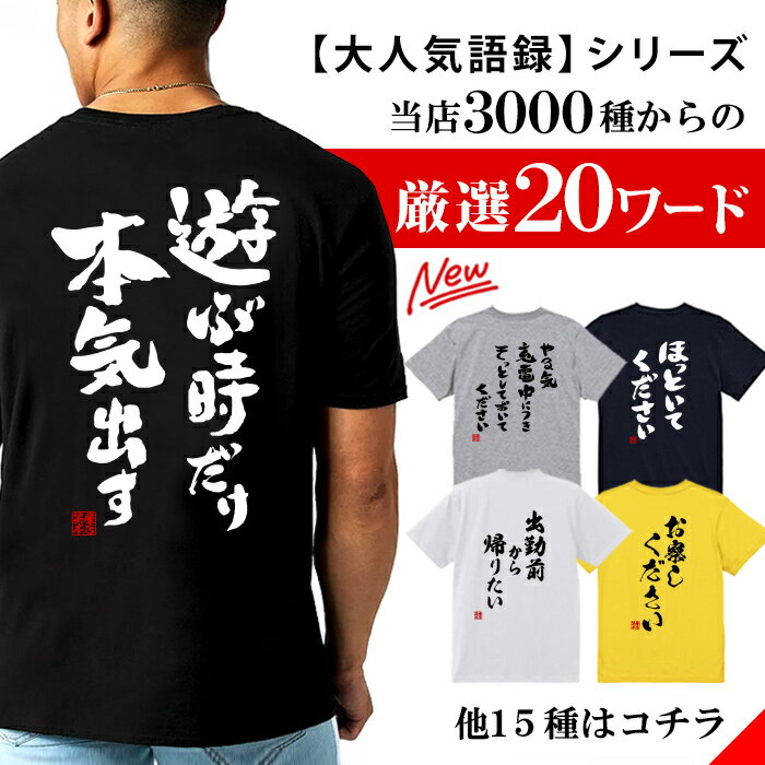 面白グッズ（2000円程度） tシャツ ネタtシャツ 送料無料 tee おもしろtシャツ おもしろ雑貨 漢字 文字 メッセージtシャツ ネタtシャツ 文字tシャツ パロディTシャツ ふざけtシャツグッズ メンズ レディース 名言 格言 語録 パロディ プレゼント ギフト 名言 半袖 S M L XL ティーシャツ