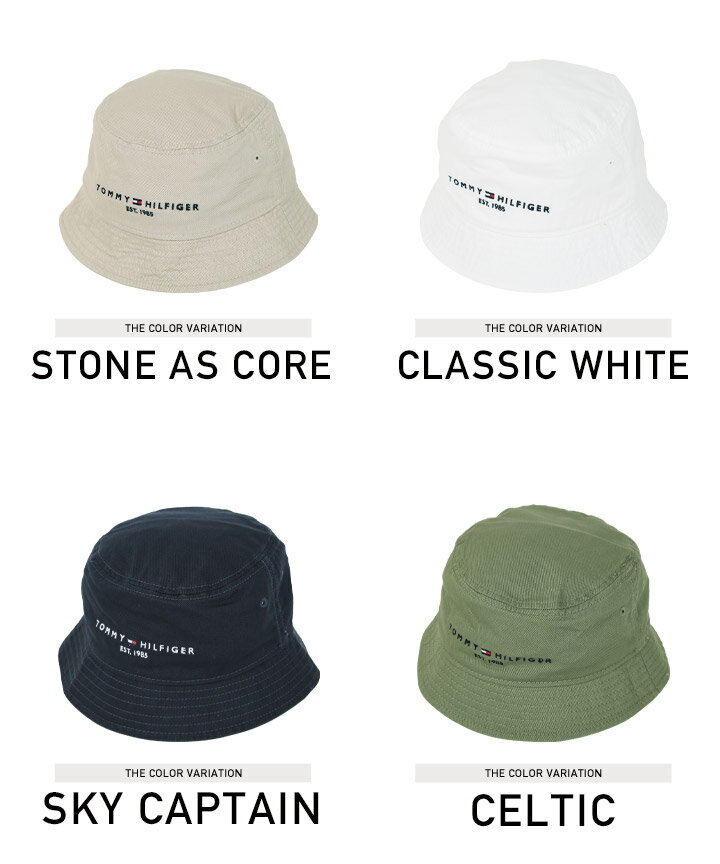 【クーポン対象外】【送料無料】◆TOMMY HILFIGER(トミー ヒルフィガー) AM TH BUCKET HAT◆バケットハット ハット メンズ 帽子 ブランド 男性用 CAP プレゼント ギフト 男性 彼氏 父 誕生日 アウトドア 綿 綿100％ ブランド 春 夏