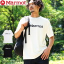 ◆Marmot(マーモット) ベーシックロゴTシャツ◆Tシャツ メンズ おしゃれ ティーシャツ 半袖 カットソー トップス メンズファッション ブランド ロゴ ブラック ホワイト アウトドア 夏 夏服 夏物