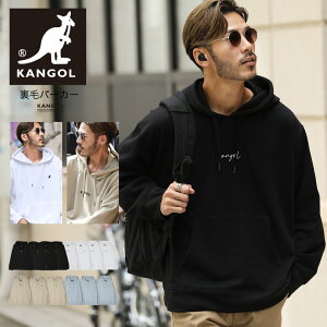 【送料無料】カンゴール パーカー メンズ ビッグシルエット◆KANGOL プルオーバーパーカー◆ブランド フーディ おしゃれ スウェット プルパーカー トレーナー フード オーバーサイズ ゆったり トップス 韓国 ファッション ペアルック 服 春服 秋服 冬服 黒 白