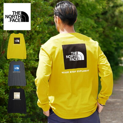 【送料無料】【クーポン対象外】◆THE NORTH FACE(ノースフェイス) M L/S BOX NSE TEE◆ブランド ロンT メンズ レディース Tシャツ おしゃれ 長袖Tシャツ ロンティー カットソー トップス メンズファッション 春 春服 秋 秋服 冬 長袖 綿100% プリント