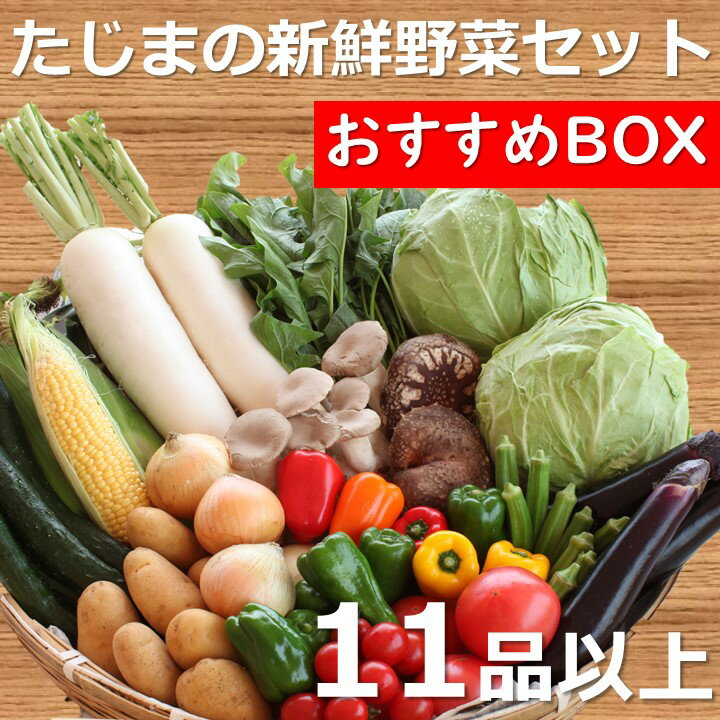 楽天たじまんま 地米屋ファーマーズマーケット たじまんま 農家応援 たじまの野菜セット おすすめBOX（新鮮野菜11品以上） 新鮮 野菜BOX 西日本 新鮮 産地直送 人気商品 兵庫県産 国産 お取り寄せ グルメ 季節 11品 野菜詰合わせ おまかせ 相談無料 【産直商品につき同梱不可】