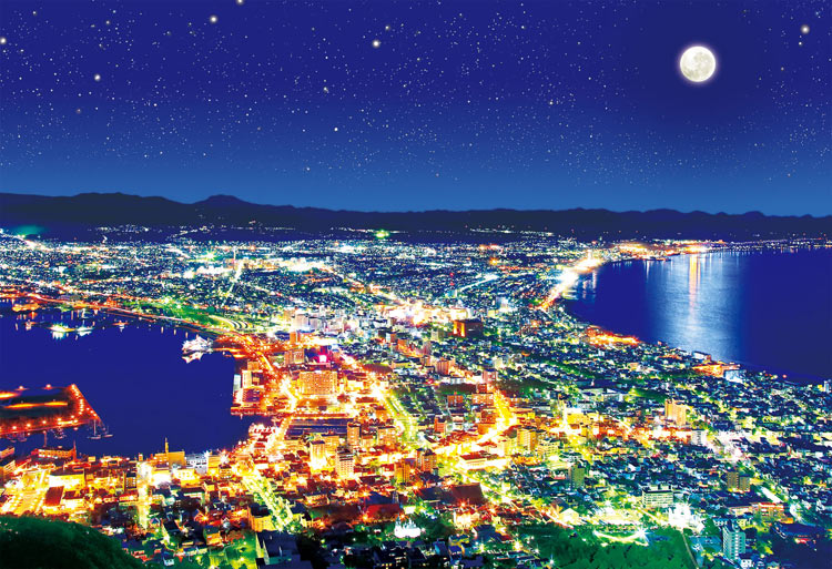 ジグソーパズル 輝く 函館-北海道 300ピース 風景 EPO-28-027 エポック社 パズル Puzzle ギフト 誕生日 プレゼント【あす楽】のサムネイル