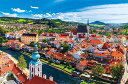 ジグソーパズル 世界で一番美しい街 -チェスキー・クルムロフ- 1000ピース 風景 APP-1000-870 アップルワン パズル Puzzle ギフト 誕生日 プレゼント