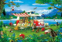 ジグソーパズル 300ピース キャンピング ホリデー(渓川弘行) APP-300-370 アップルワン パズル Puzzle ギフト 誕生日 プレゼント 誕生日...