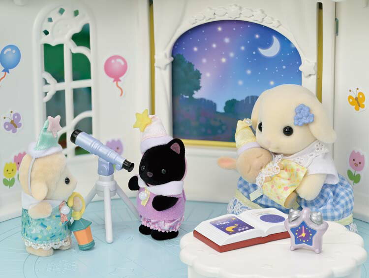 なかよし赤ちゃんセット -おとまり- S-76 シルバニアファミリー エポック社 ［CP-SF］ 誕生日 プレゼント 子供 女の子 3歳 4歳 5歳 6歳 ギフト お人形 シルバニア
