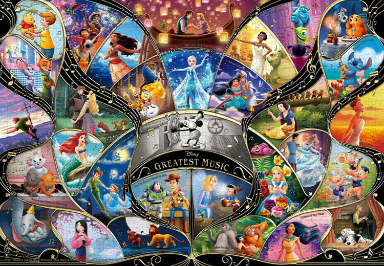 ジグソーパズル TEN-D1000-872 DISNEY GREATEST MUSIC(オールキャラクター) 1000ピース テンヨー パズル Puzzle ギフト 誕生日 プレゼント 誕生日プレゼント【あす楽】