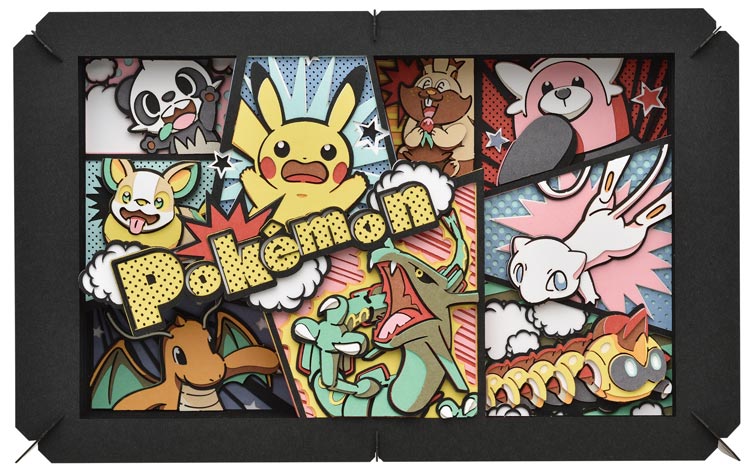 ENS-PT-L26 Pokemon Comic(ポケットモンスター) ペーパーシアター エンスカイ 雑貨 PAPER THEATER ペーパー シアター ギフト 誕生日 プレゼント 誕生日プレゼント クラフト ホビー