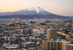 ジグソーパズル 300ピース 岩手県盛岡市「岩手山と冬の盛岡」 CUT-300-399 キューティーズ パズル Puzzle ギフト 誕生日 プレゼント