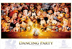 TEN-D1000-434　ディズニー　Dancing　Partyアートコレクション　1000ピース ジグソーパズル テンヨー　 パズル Puzzle ギフト 誕生日 プレゼント 誕生日プレゼント
