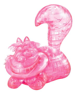 HAN-07616 ディズニー クリスタルギャラリー チェシャ猫 36ピース 立体パズル ギフト 誕生日 プレゼント 透明パズル 立体パズル