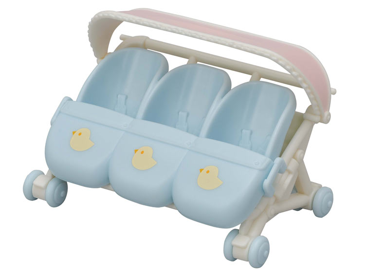 みつごちゃんベビーカー カ-217 シルバニアファミリー エポック社 ［CP-SF］ 誕生日 プレゼント 子供 女の子 3歳 4歳 5歳 6歳 ギフト お人形 シルバニア