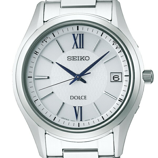 セイコー ドルチェ＆エクセリーヌ 電波ソーラー SADZ185 腕時計 シルバー SEIKO DOLCE＆EXCELINE