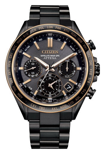 シチズン アテッサ ATTESA ACT Line Black Titanium Series ソーラー 電波 ビジネス カジュアル ピンクゴールド CC4074-61W メンズ シチズン アテッサ ATTESA ACT Line Black Titanium Series ソーラー 電波 ビジネス カジュアル ピンクゴールド CC4074-61W メンズ