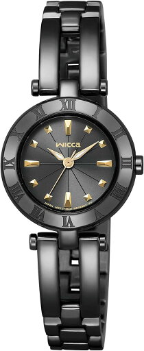 シチズン ウィッカ wicca ハーフバングル オールブラックモデル KP2-647-51 レディース シチズン ウィッカ wicca ハーフバングル オールブラックモデル KP2-647-51 レディース
