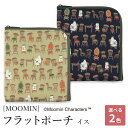 【週末限定300円OFFクーポン】日本製 ポーチ 北欧 ムーミン ムーミン 二ブリング MOOMIN 小物入れポーチ フラットポーチ 15cm×13cm 国産 ...