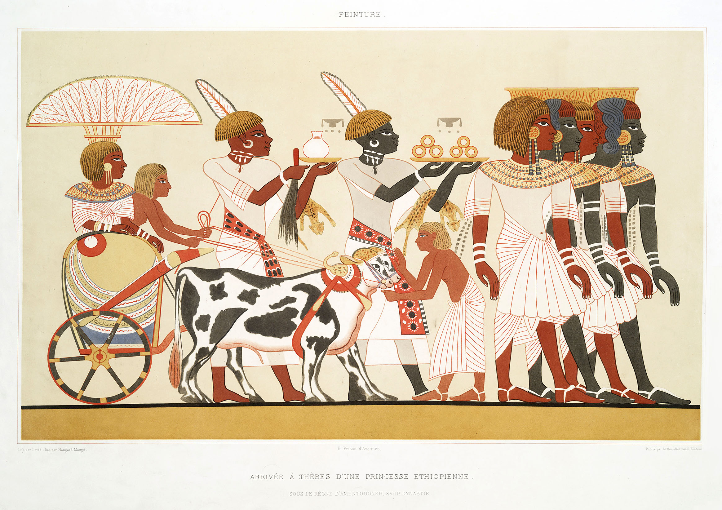 古代エジプト壁画　A3(297mm×420mm）アートポスター 日本製 絵画 インテリア 壁紙