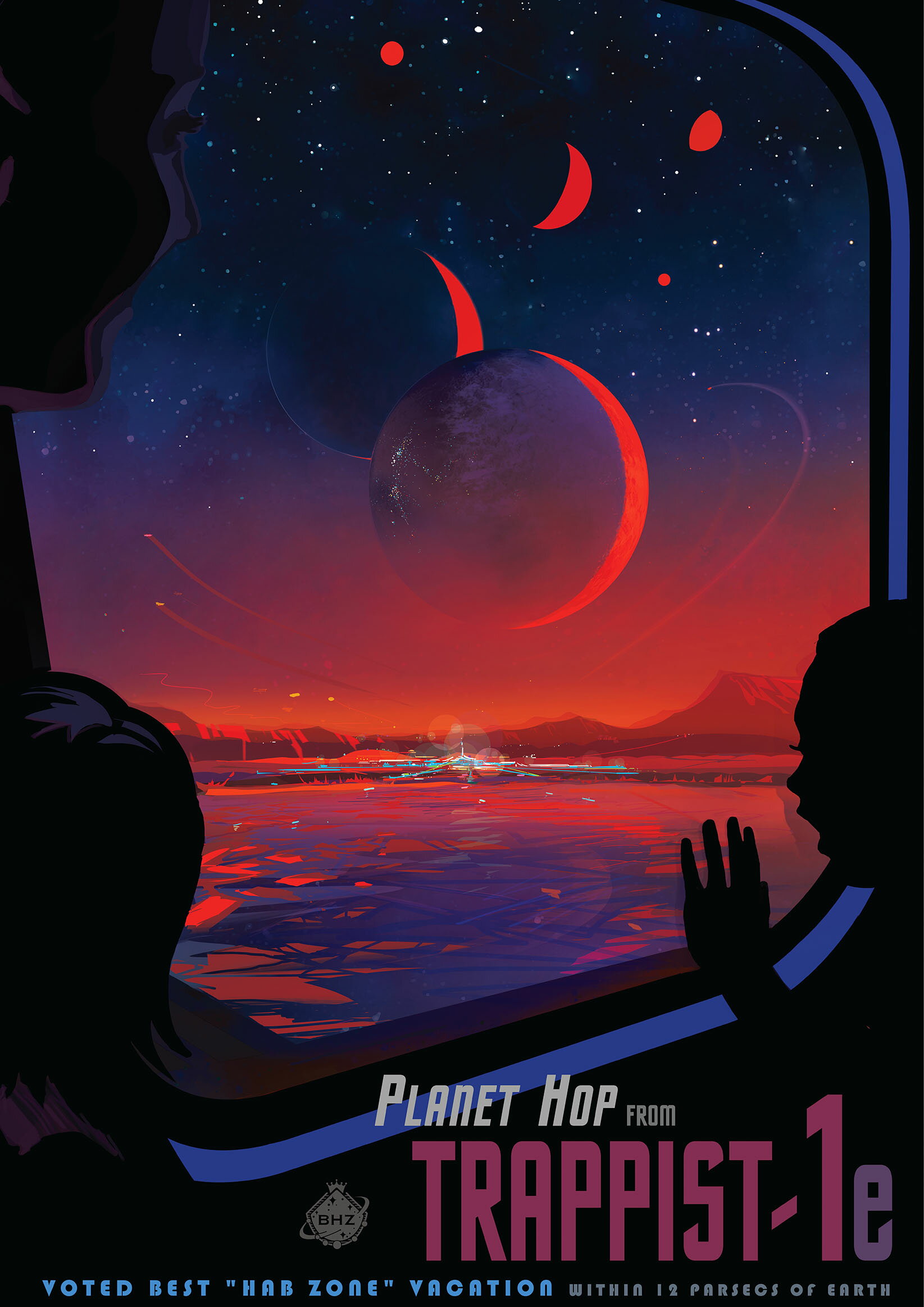 NASA 宇宙旅行ポスター 　A1(594mm×841mm）アートポスター 日本製 絵画 インテリア 壁紙