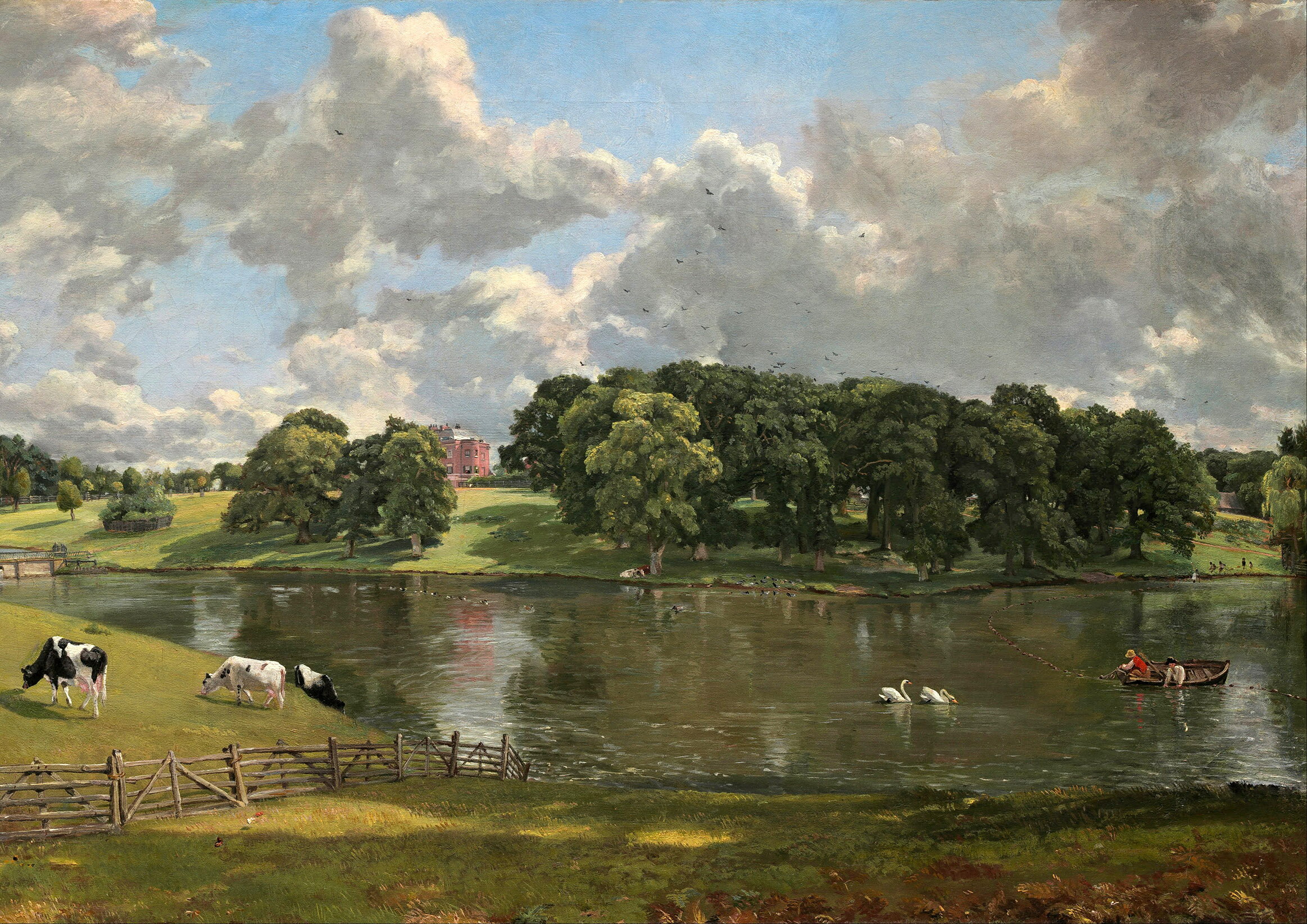 コンスタブル　ワイブンホー・パーク　A2(420mm×594mm）アートポスター 日本製 絵画 インテリア 壁紙