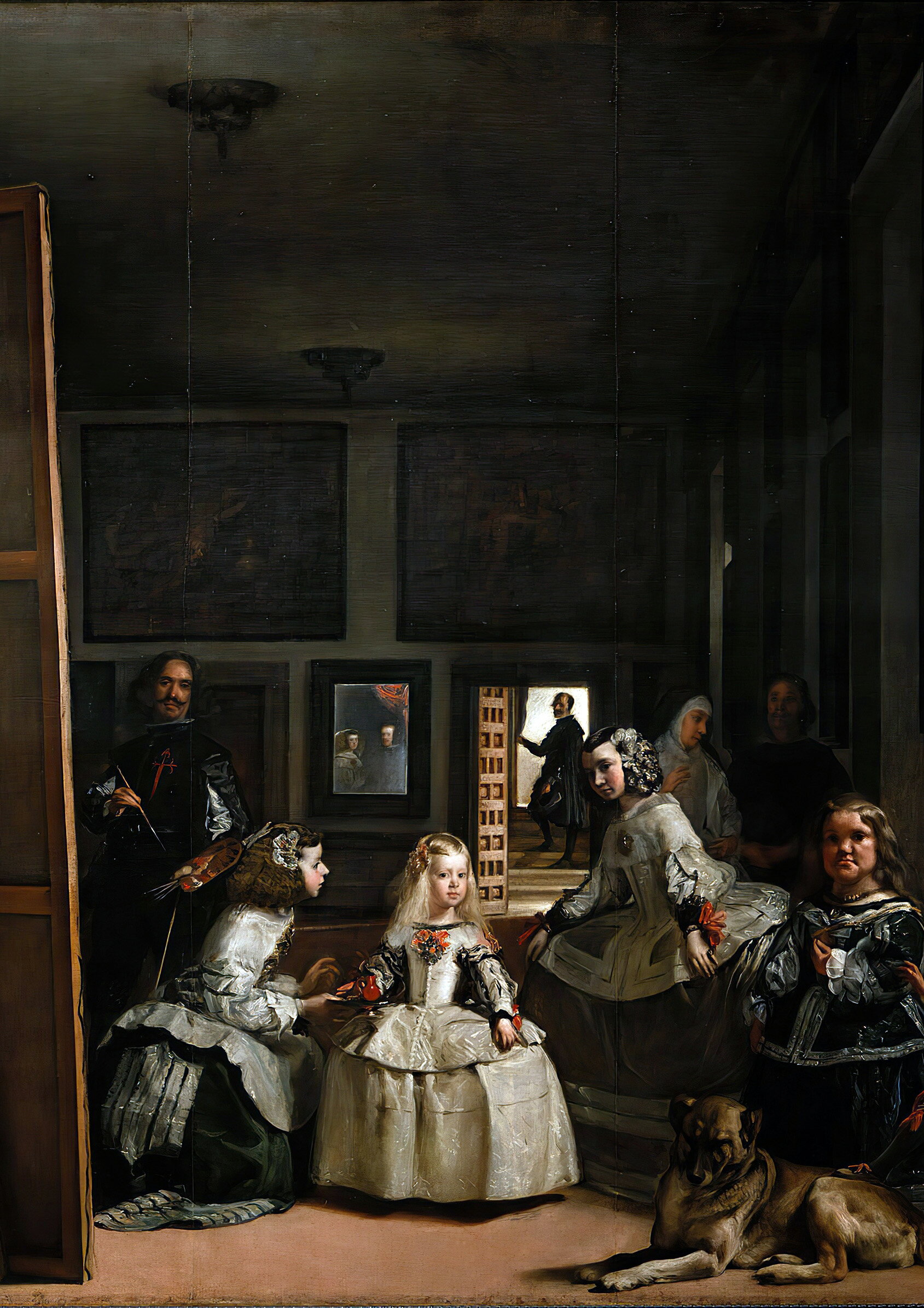 ベラスケス　ラス・メニーナス A3(297mm×420mm）アートポスター 日本製 絵画 インテリア 壁紙