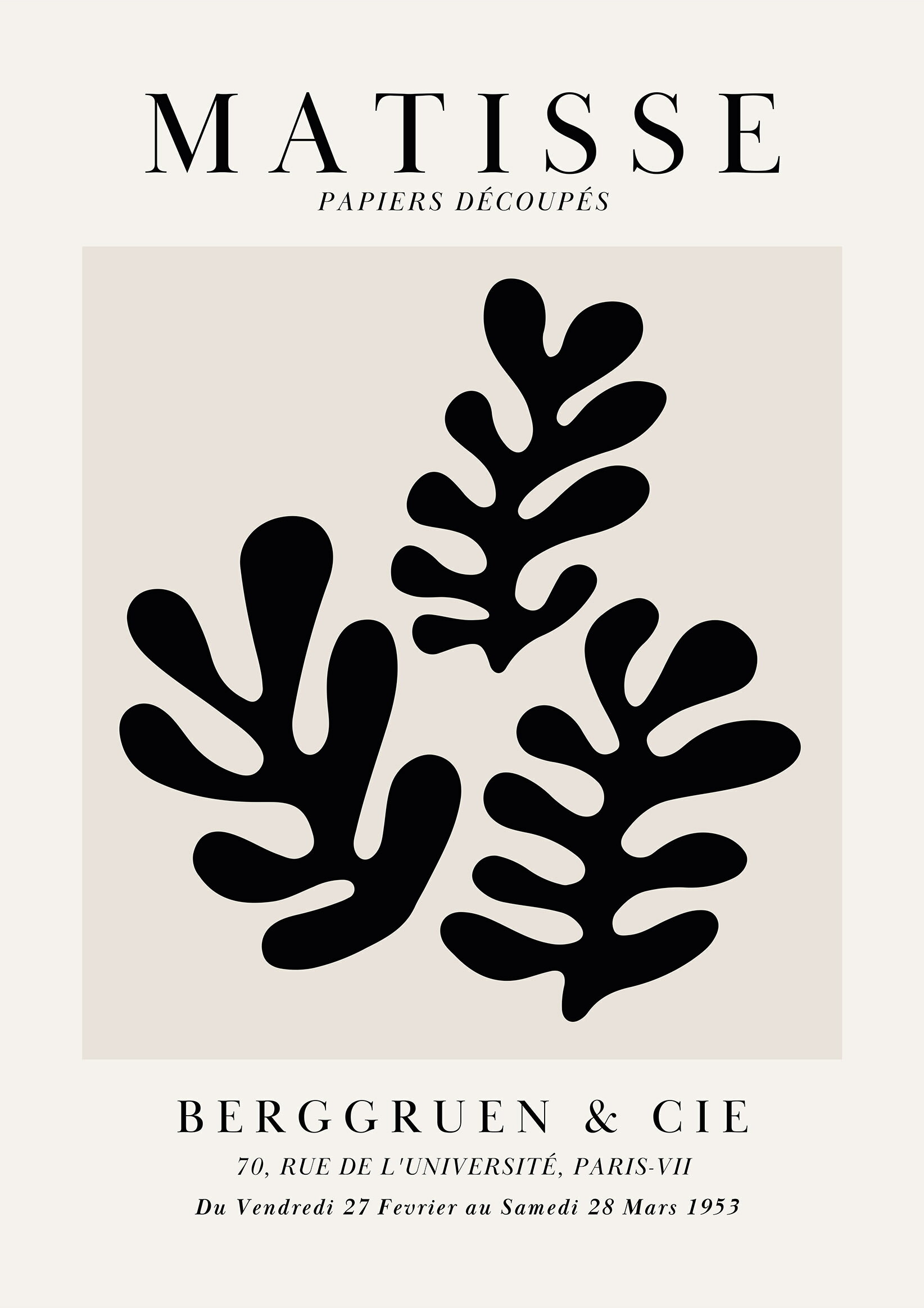 アンリ・マティス　A1(594mm×841mm）アートポスター 日本製 絵画 インテリア 壁紙