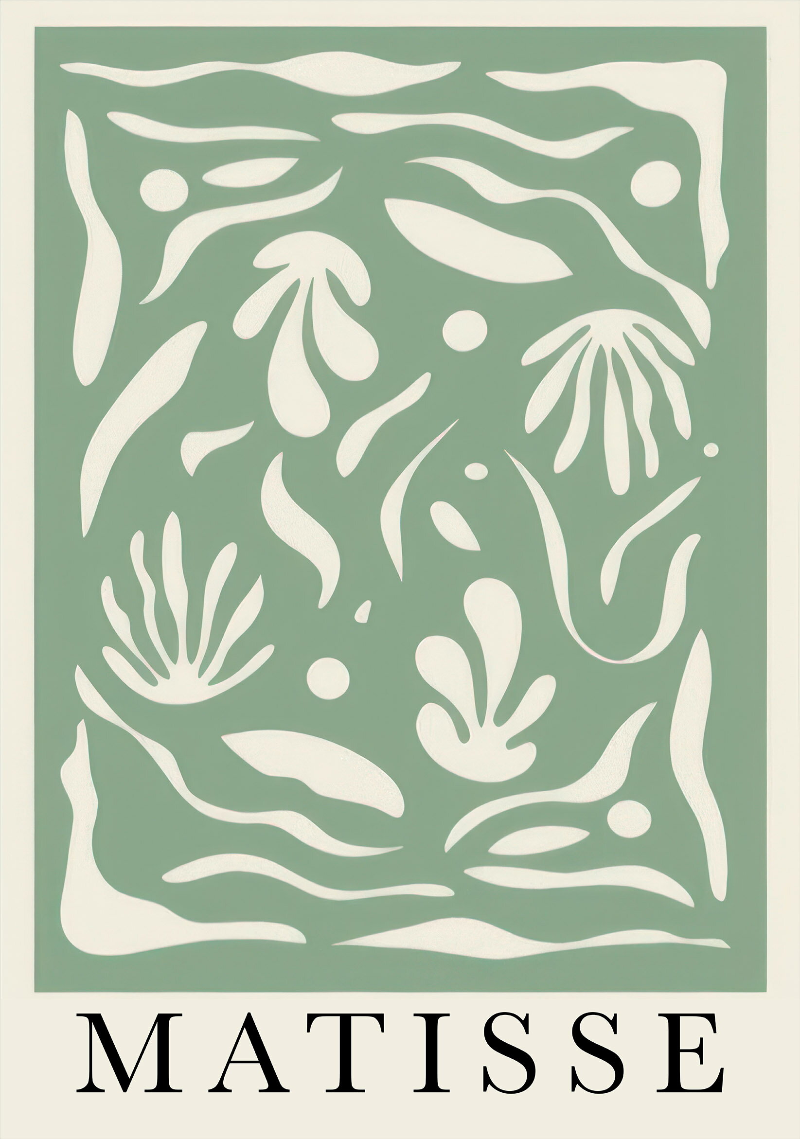 アンリ・マティス　A2(420mm×594mm）アートポスター 日本製 絵画 インテリア 壁紙