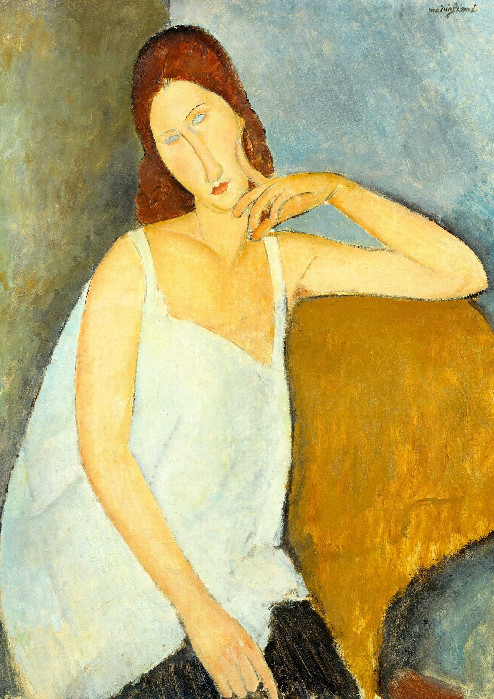 モディリアーニ ジャンヌ・エビュテリュヌ 　A1(594mm×841mm）アートポスター 日本製 絵画 インテリア ..