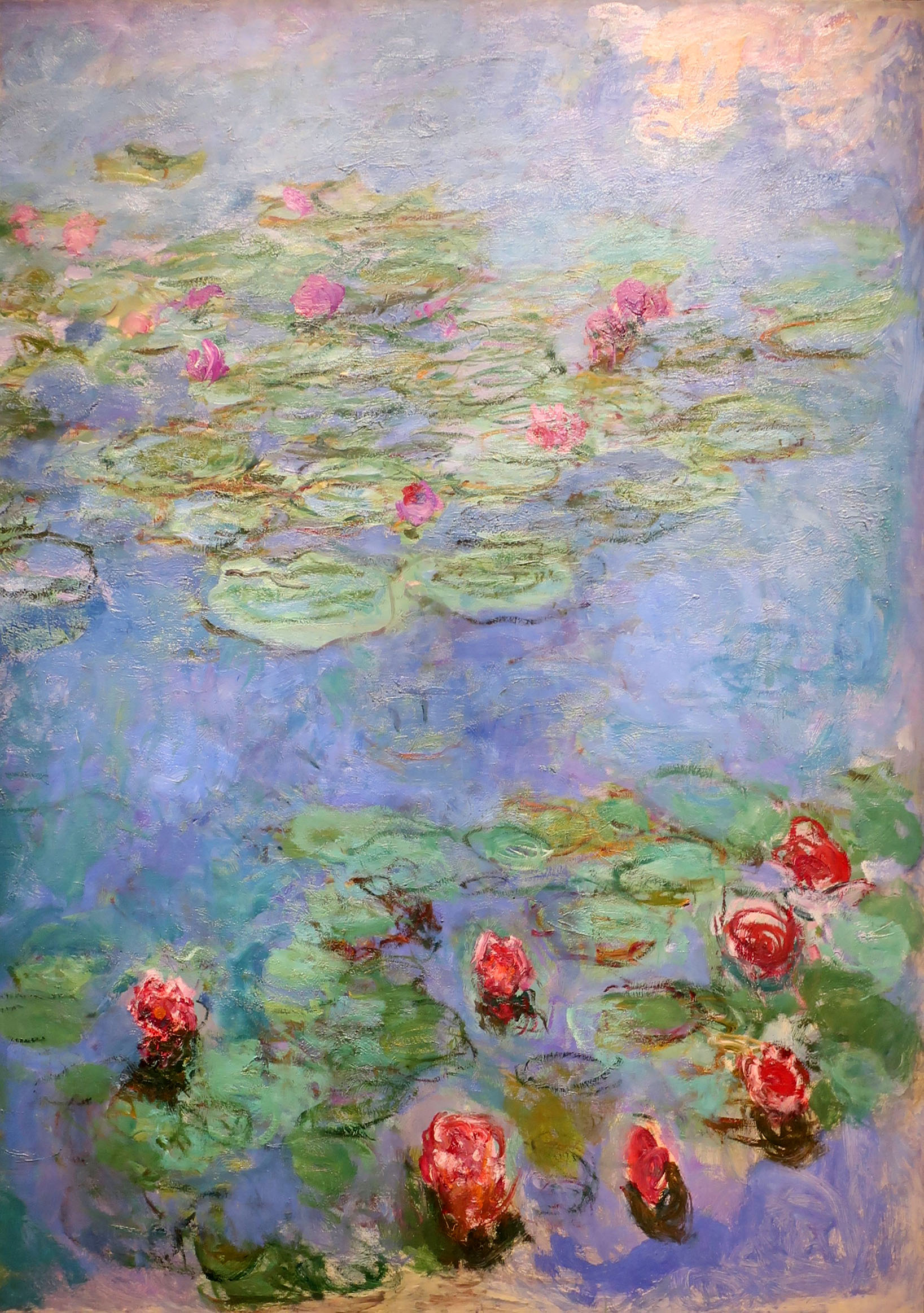 クロード・モネ　 睡蓮　A3(297mm×420mm）アートポスター 日本製 絵画 インテリア 壁紙